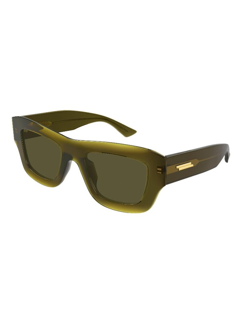 New Bottega Veneta Women's Sunglasses Green Lens Acetate Frame BV1357S 005 50